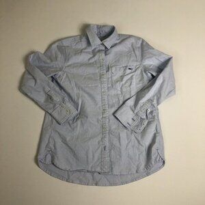 Vineyard Vines Oxford Striped Button‎ Down Size 0 Classic Preppy Work Casual K38